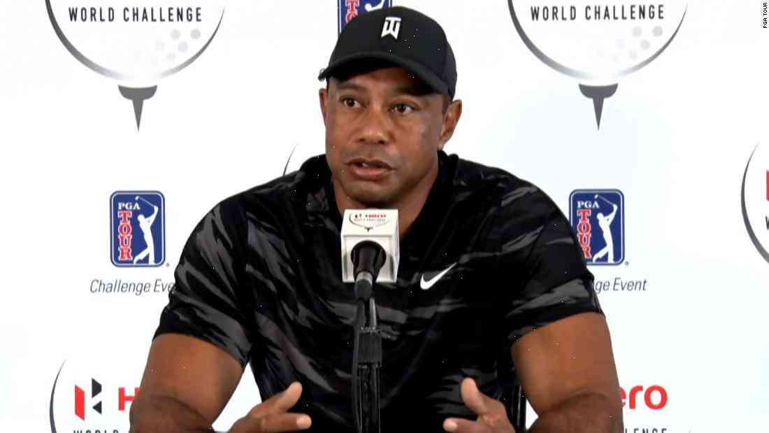 Tiger Woods: No date set for return from elbow surgery but recovery is going well